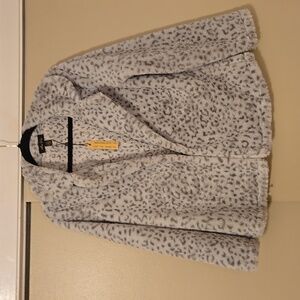 Melissa Paige Snow Leopard Jacket Size Small NWT